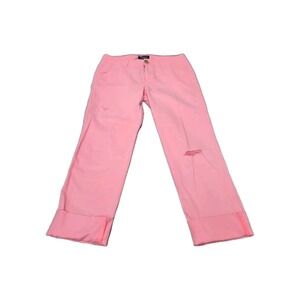 American Eagle Stretch Pants Women's Size 2 Pink Distressed Skinny 27"‎ Inseam